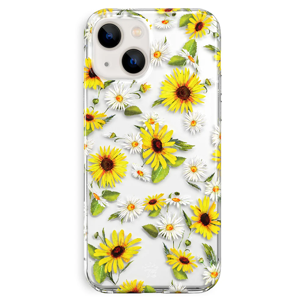 Sunflower Daisy Clear iPhone Case - Image 103