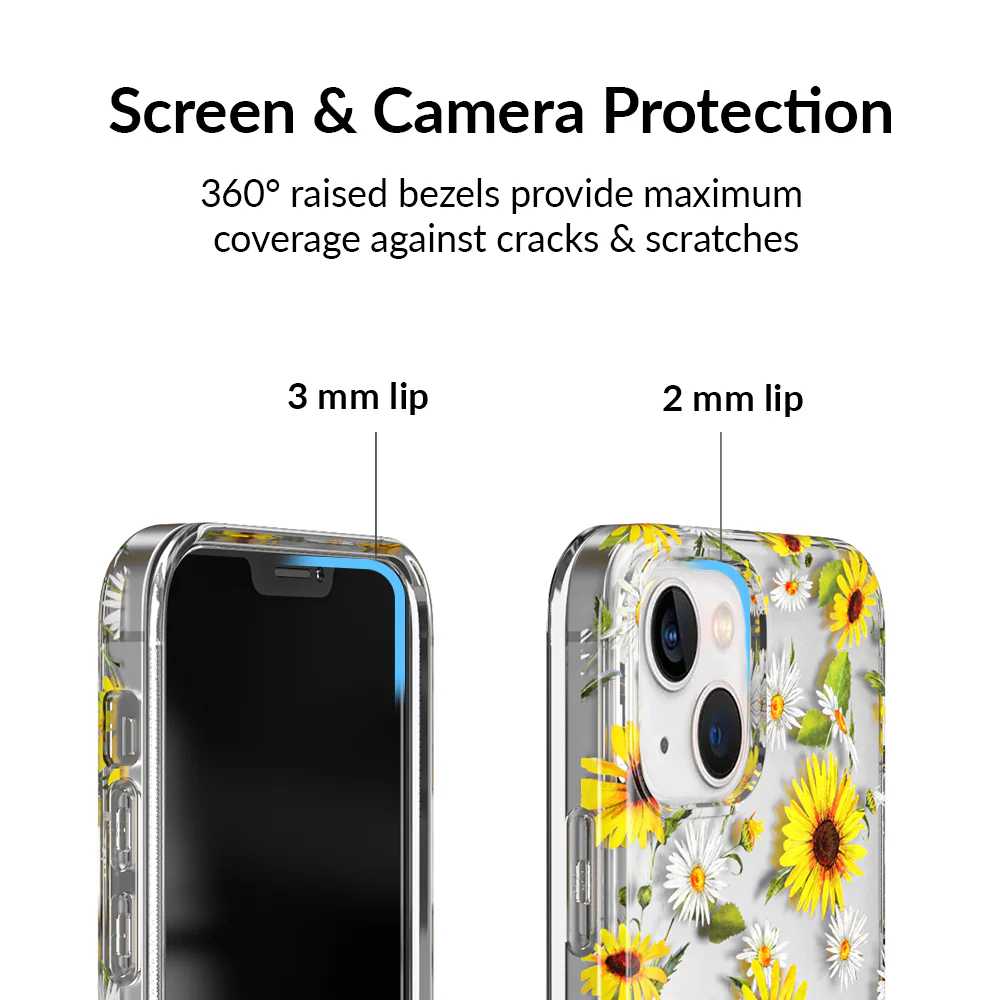 Sunflower Daisy Clear iPhone Case - Image 105