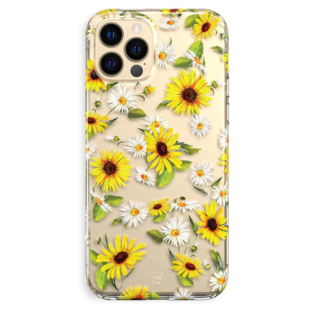 Sunflower Daisy Clear iPhone Case - Image 121