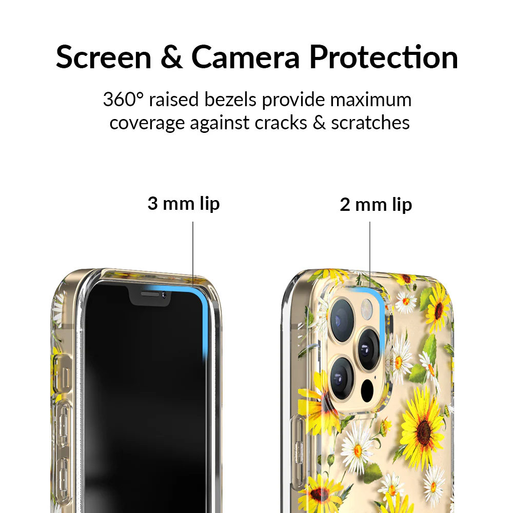 Sunflower Daisy Clear iPhone Case - Image 123