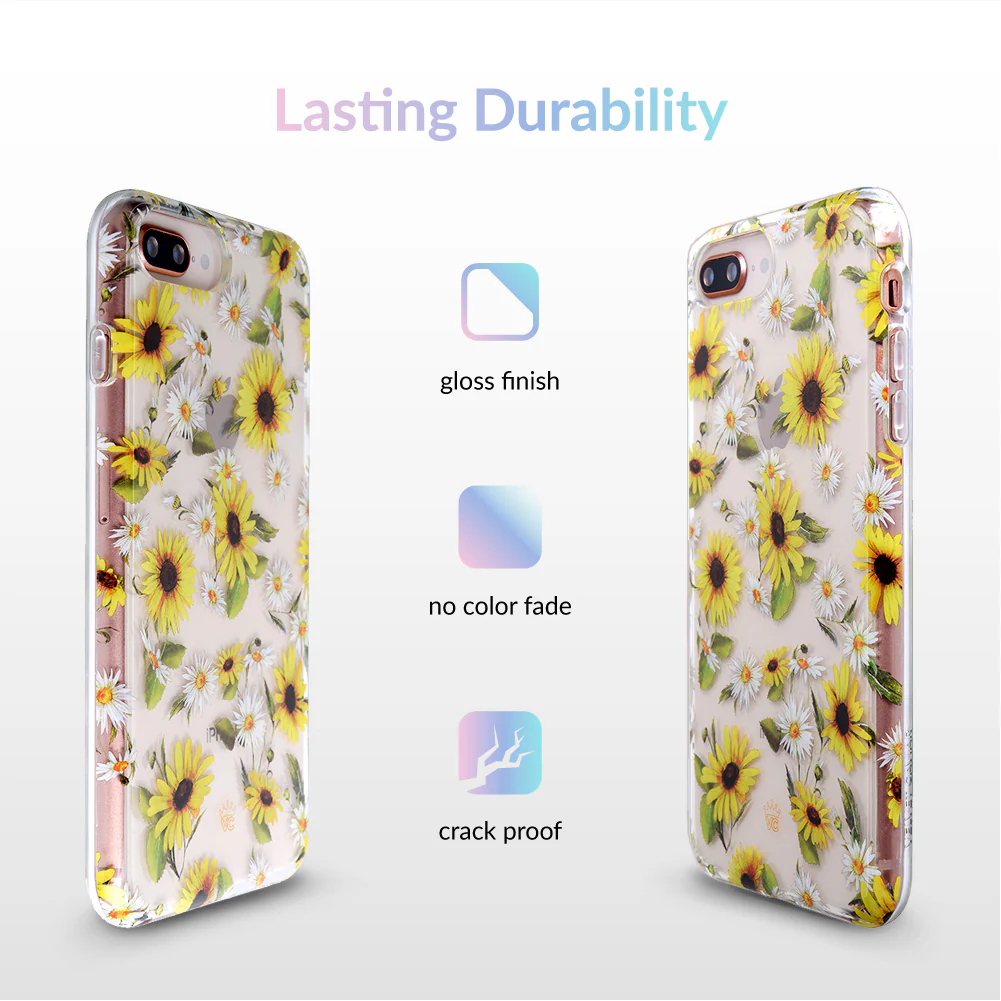 Sunflower Daisy Clear iPhone Case - Image 19