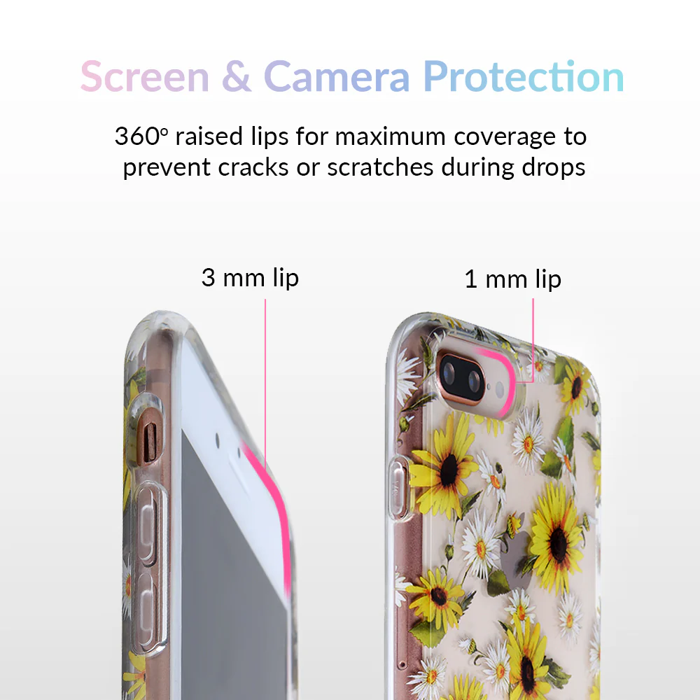 Sunflower Daisy Clear iPhone Case - Image 24