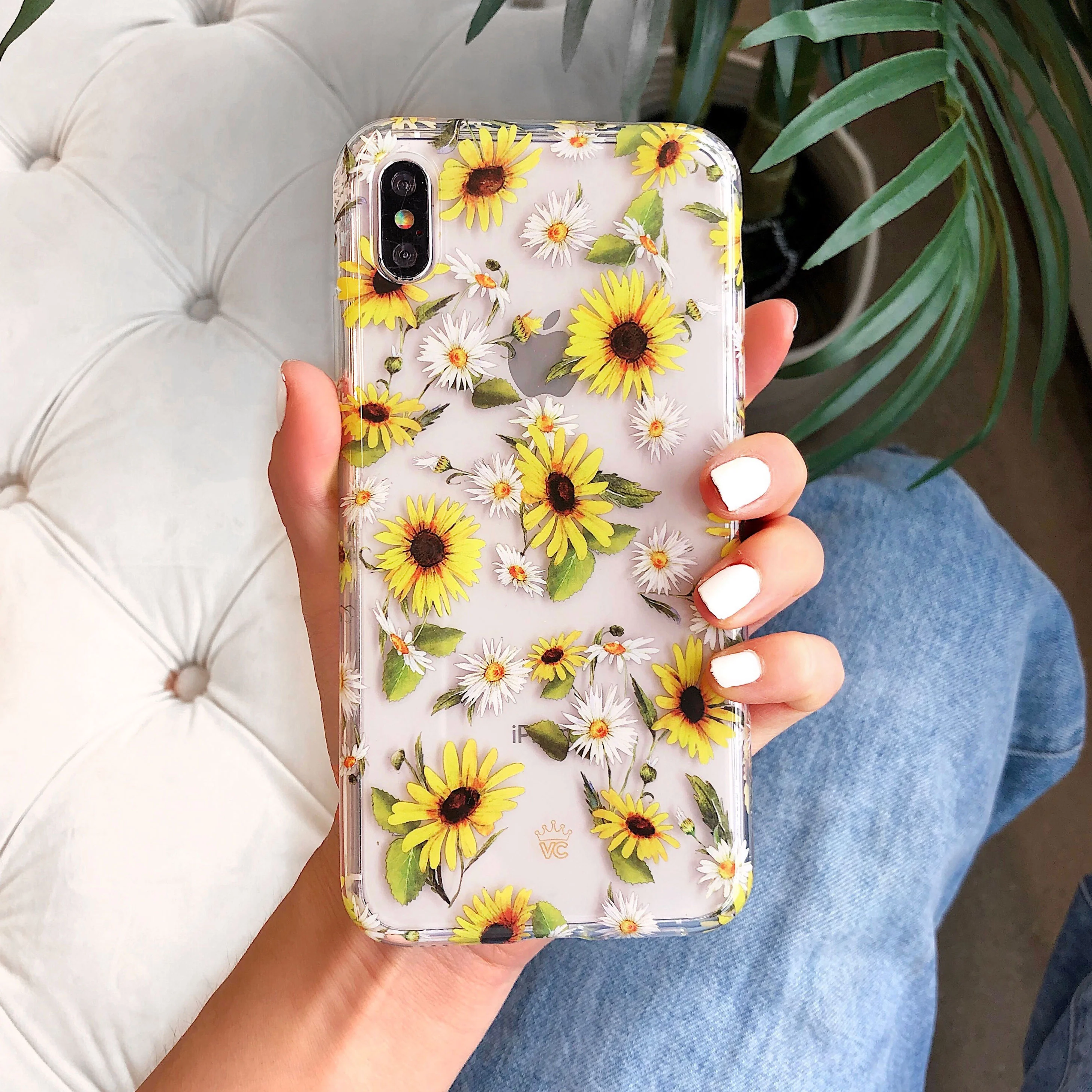 Sunflower Daisy Clear iPhone Case - Image 30