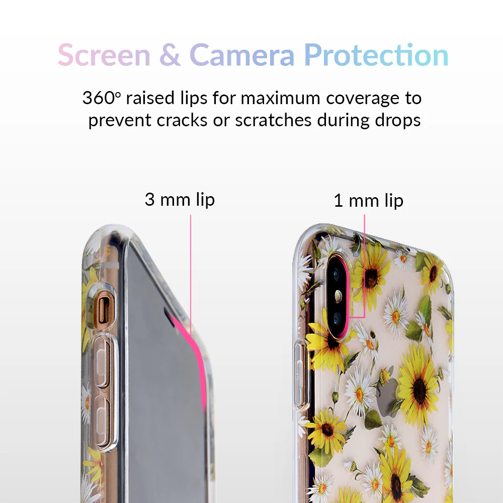 Sunflower Daisy Clear iPhone Case - Image 31