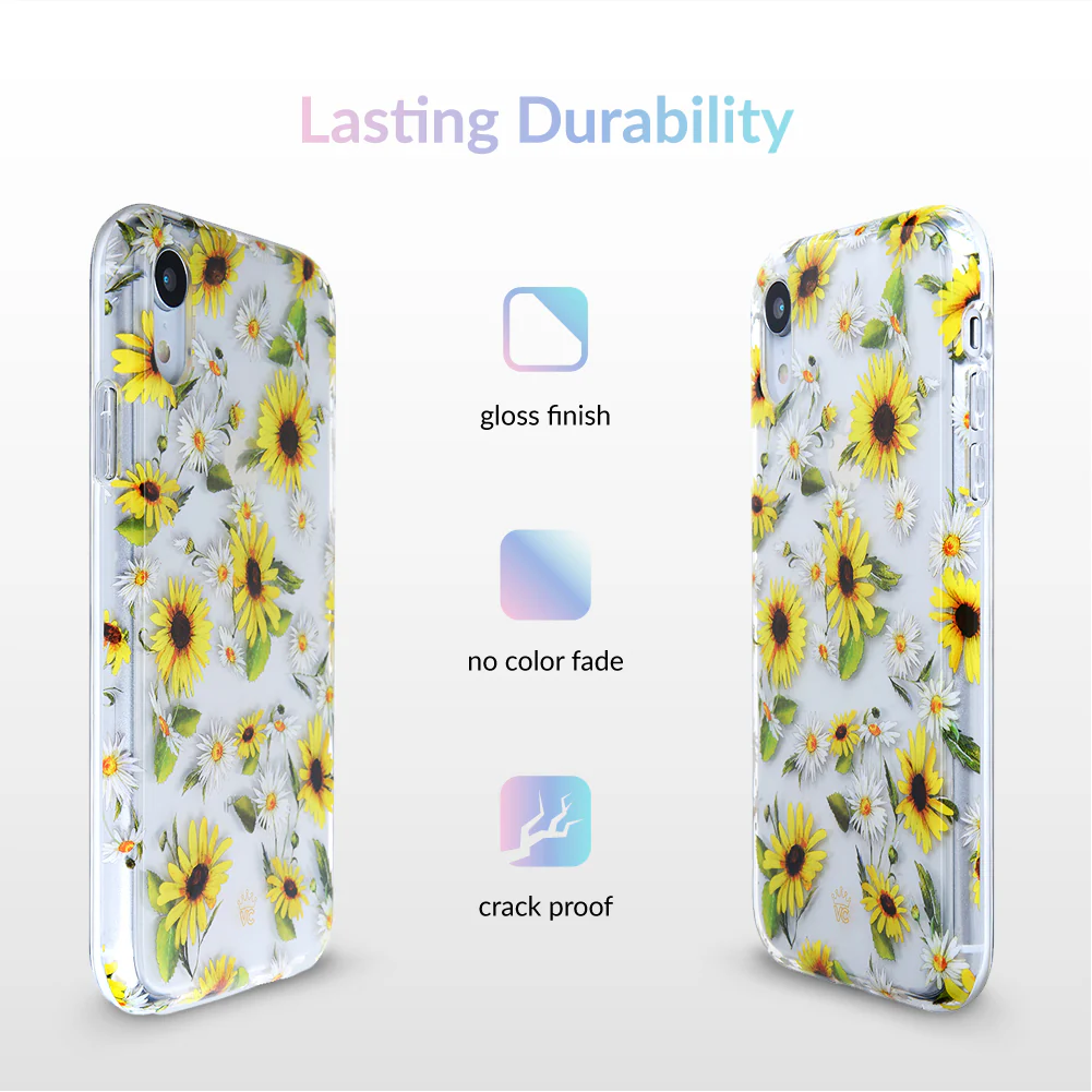 Sunflower Daisy Clear iPhone Case - Image 40
