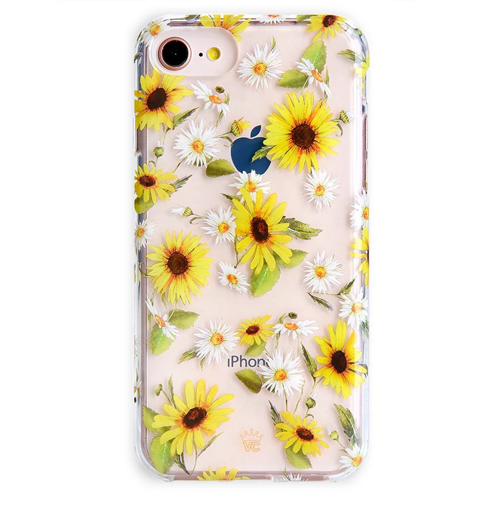 Sunflower Daisy Clear iPhone Case - Image 43