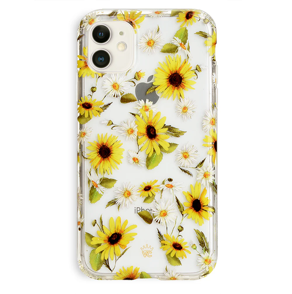 Sunflower Daisy Clear iPhone Case - Image 64