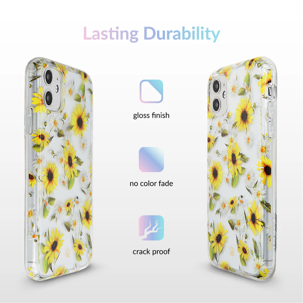 Sunflower Daisy Clear iPhone Case - Image 67