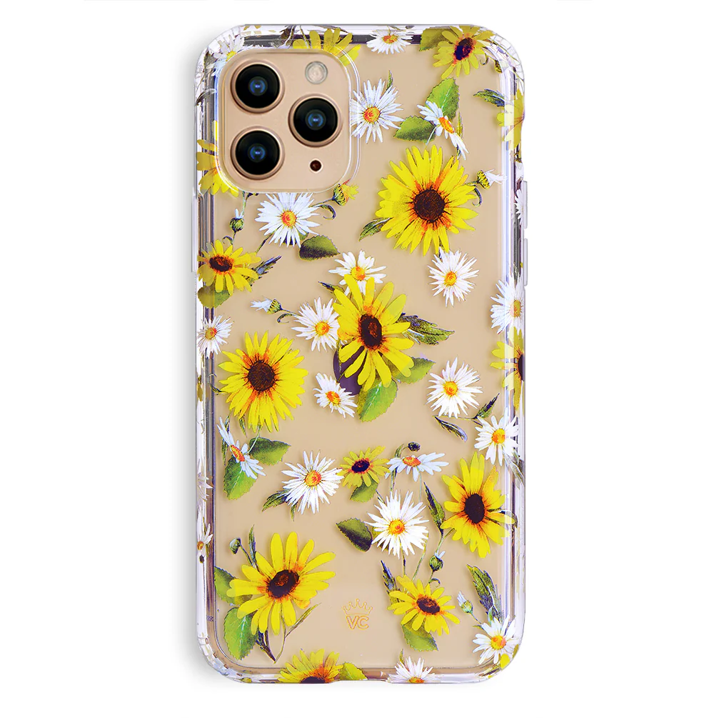 Sunflower Daisy Clear iPhone Case - Image 69