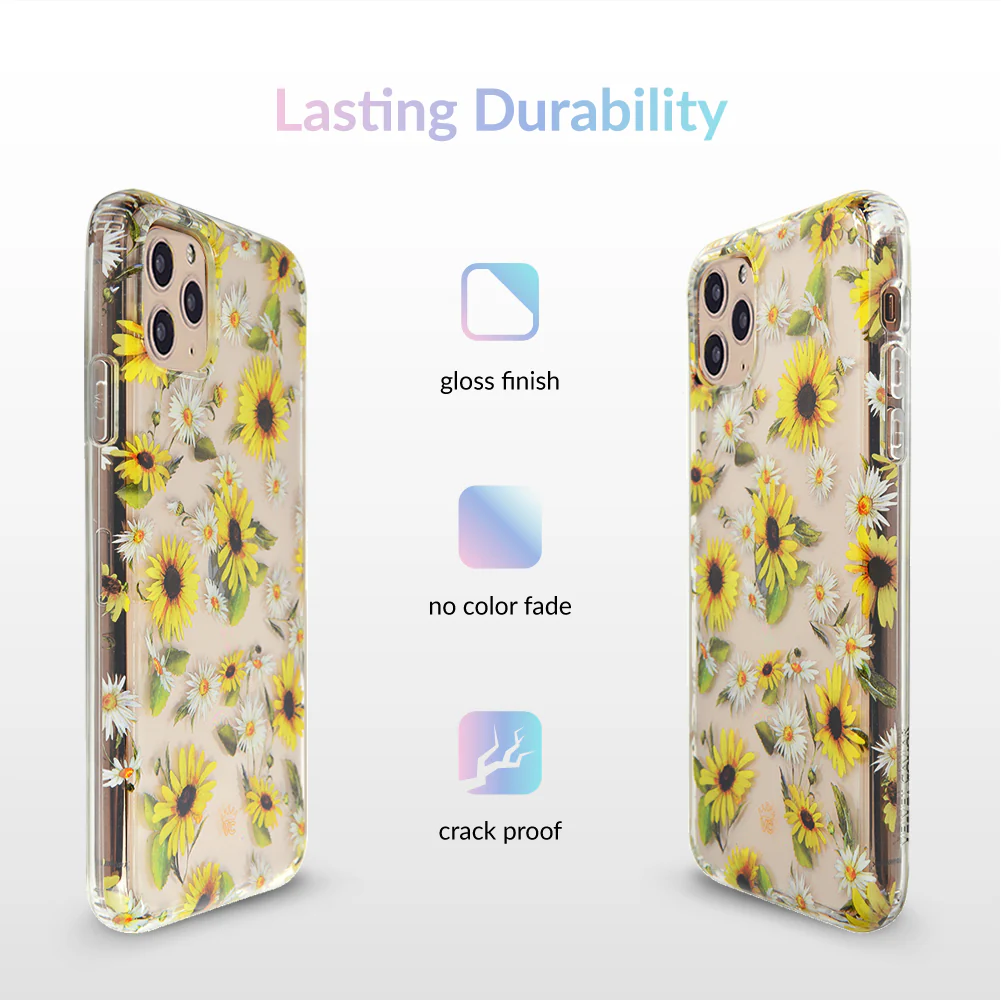 Sunflower Daisy Clear iPhone Case - Image 77