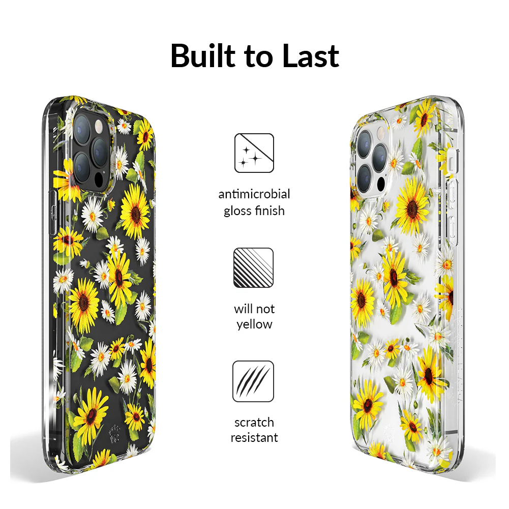 Sunflower Daisy Clear iPhone Case - Image 83