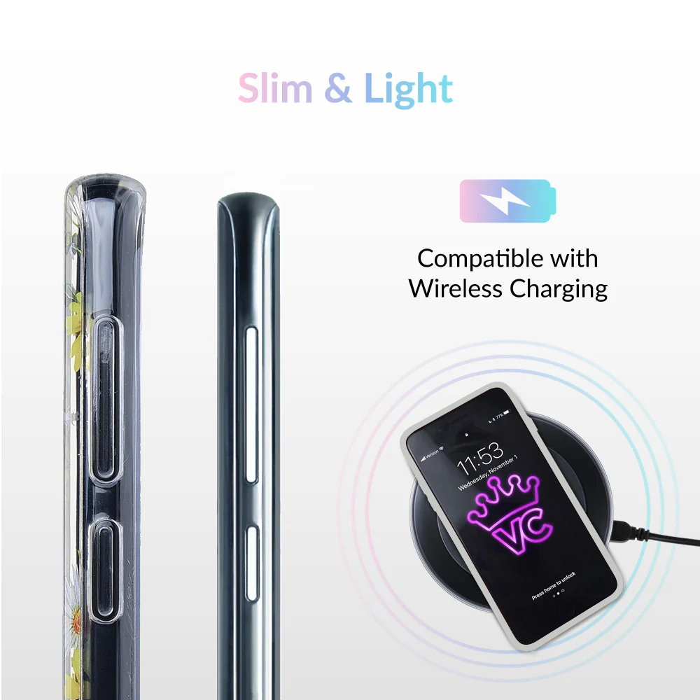 Sunflower Daisy Clear Samsung Galaxy Case - Image 18