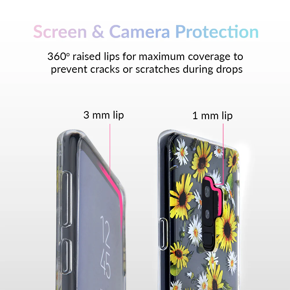 Sunflower Daisy Clear Samsung Galaxy Case - Image 21