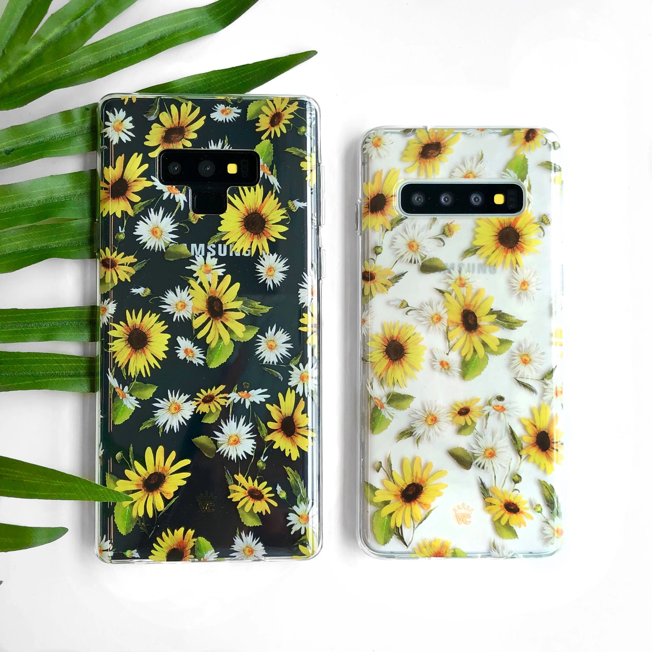 Sunflower Daisy Clear Samsung Galaxy Case - Image 32
