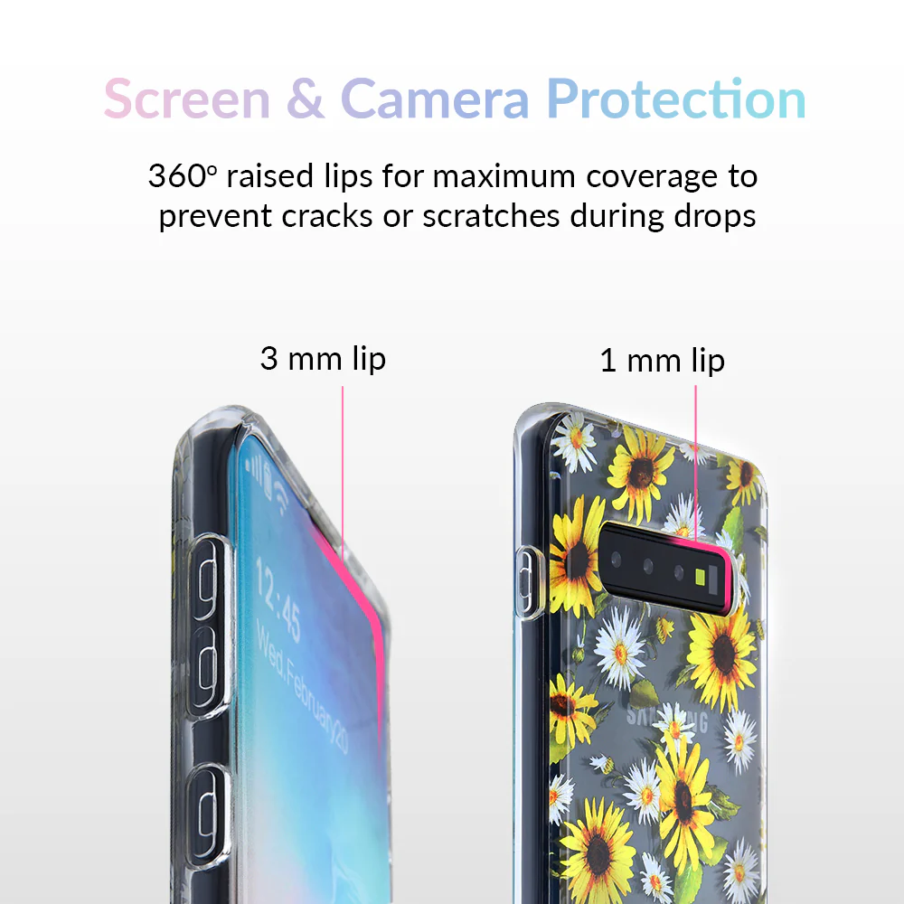 Sunflower Daisy Clear Samsung Galaxy Case - Image 39
