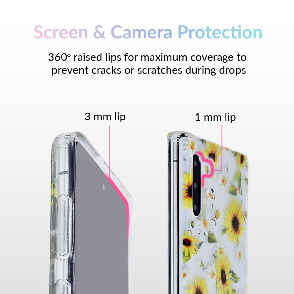 Sunflower Daisy Clear Samsung Galaxy Case - Image 50