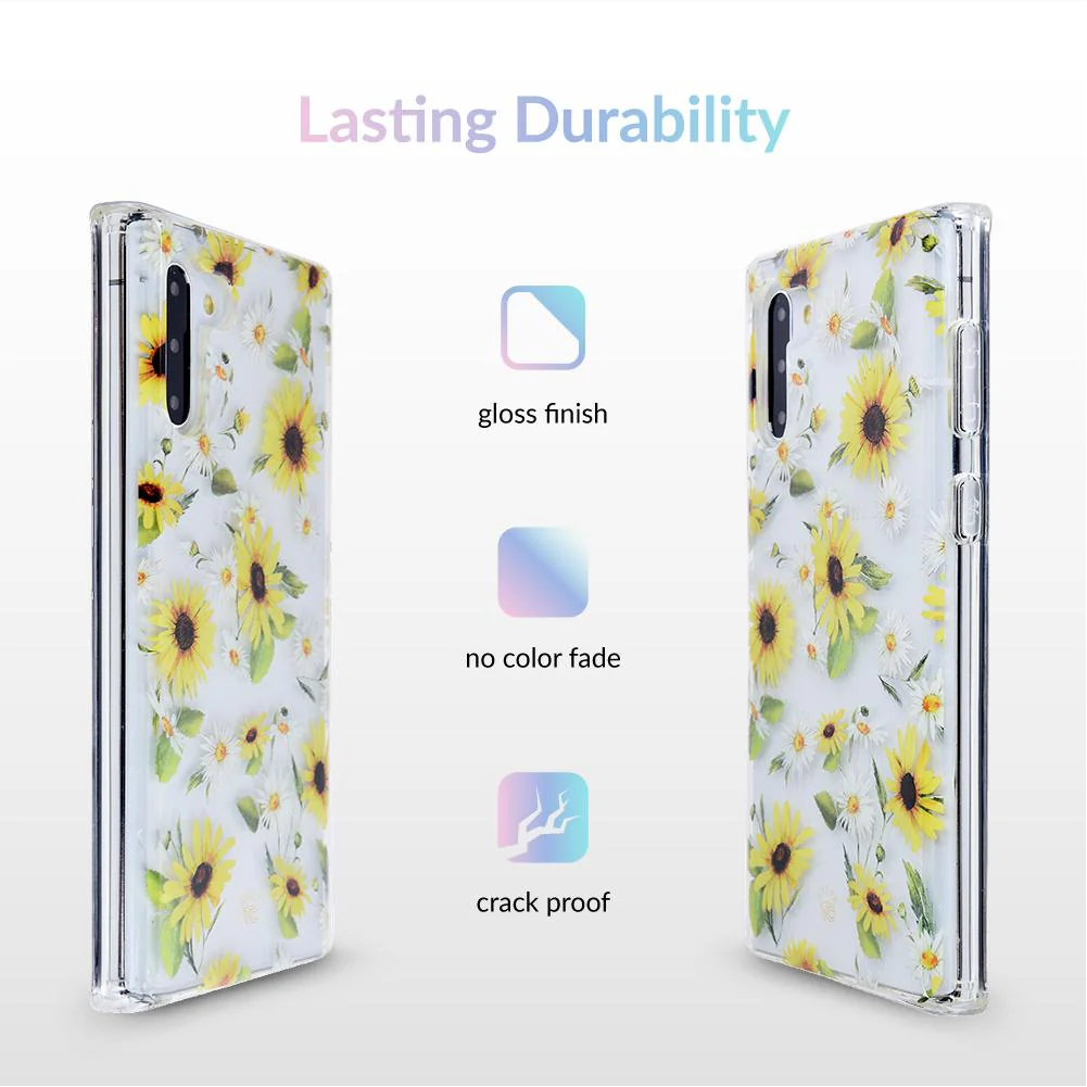 Sunflower Daisy Clear Samsung Galaxy Case - Image 52