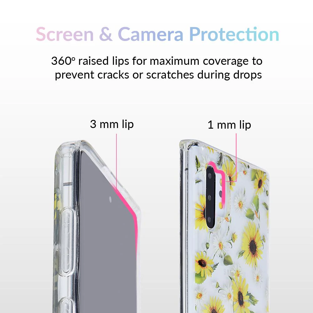 Sunflower Daisy Clear Samsung Galaxy Case - Image 55