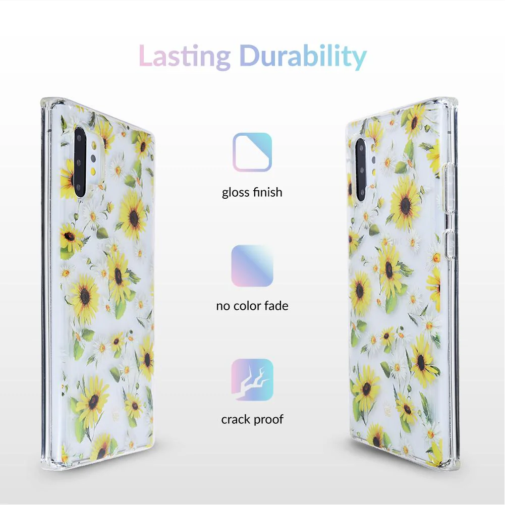 Sunflower Daisy Clear Samsung Galaxy Case - Image 57