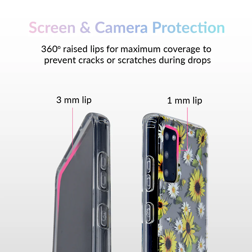 Sunflower Daisy Clear Samsung Galaxy Case - Image 66