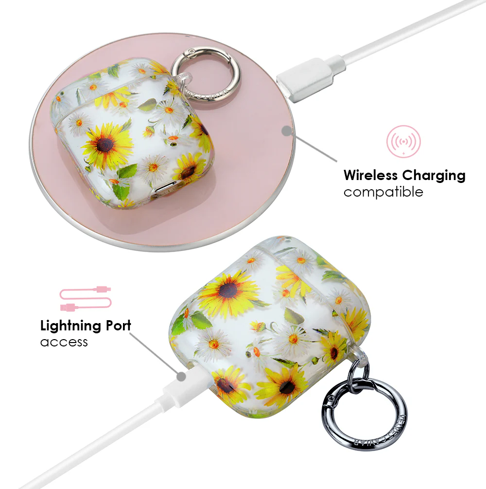 Sunflower Daisy Airpods Case - Image 4
