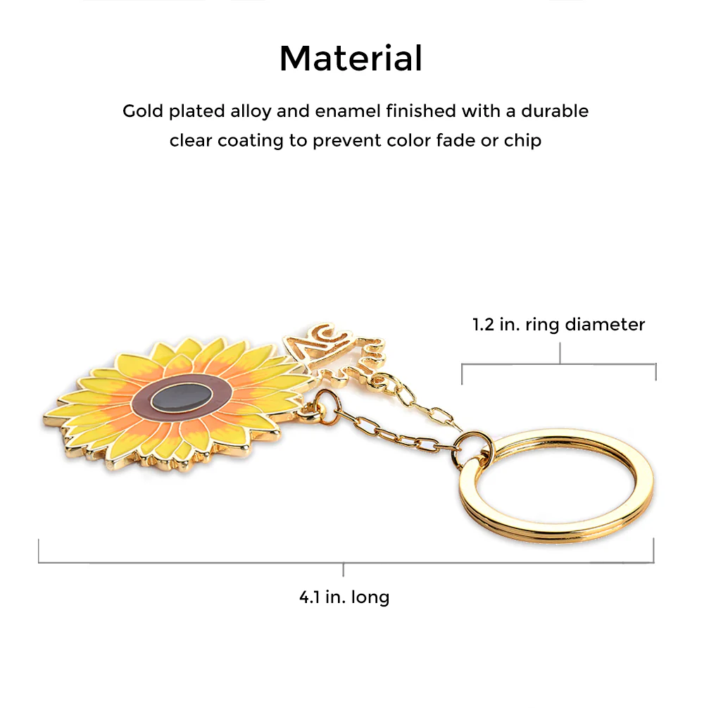 Sunflower Keychain - Image 4