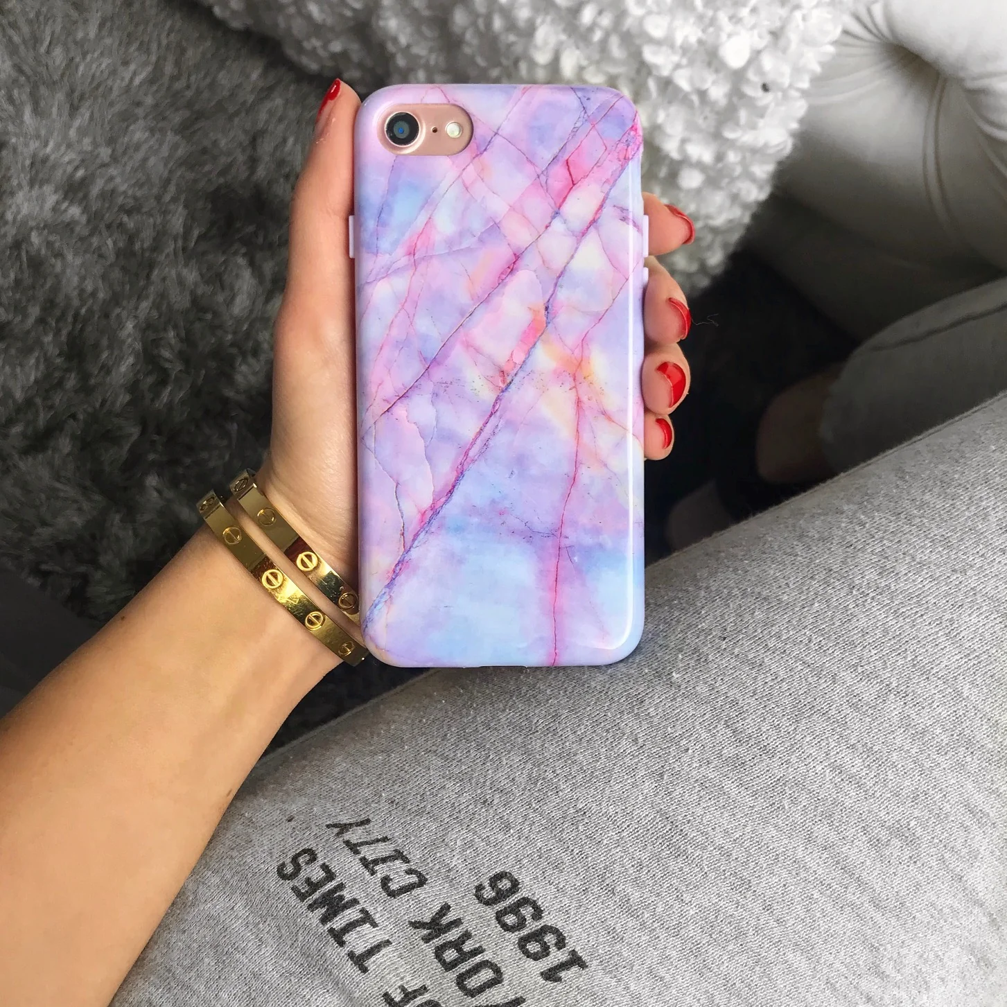 Sunset Marble iPhone Case - Image 2