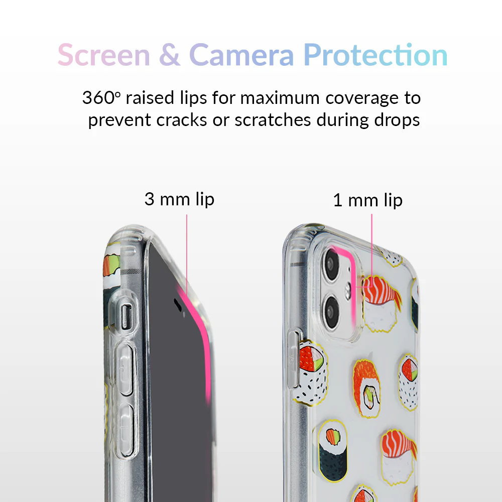 Sushi Clear iPhone Case - Image 53