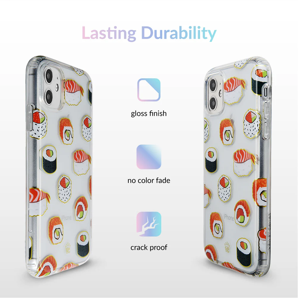 Sushi Clear iPhone Case - Image 56