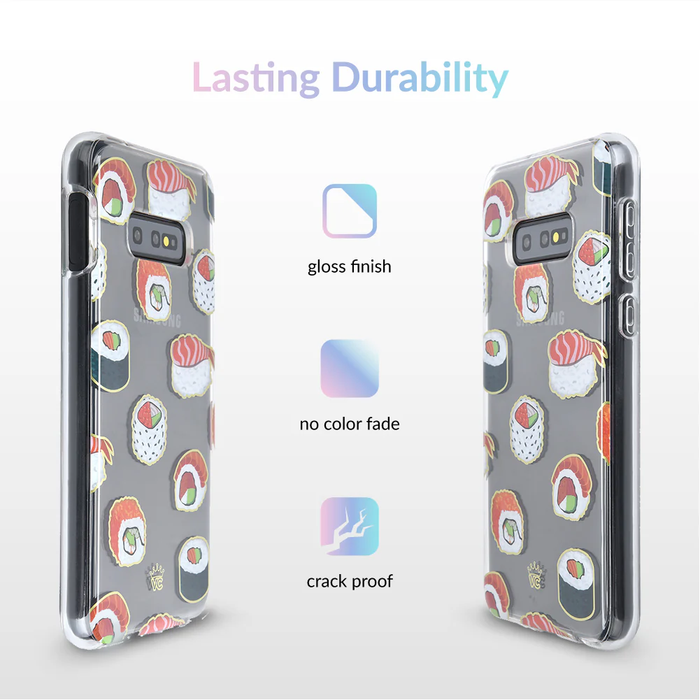 Sushi Clear Samsung Case - Image 4