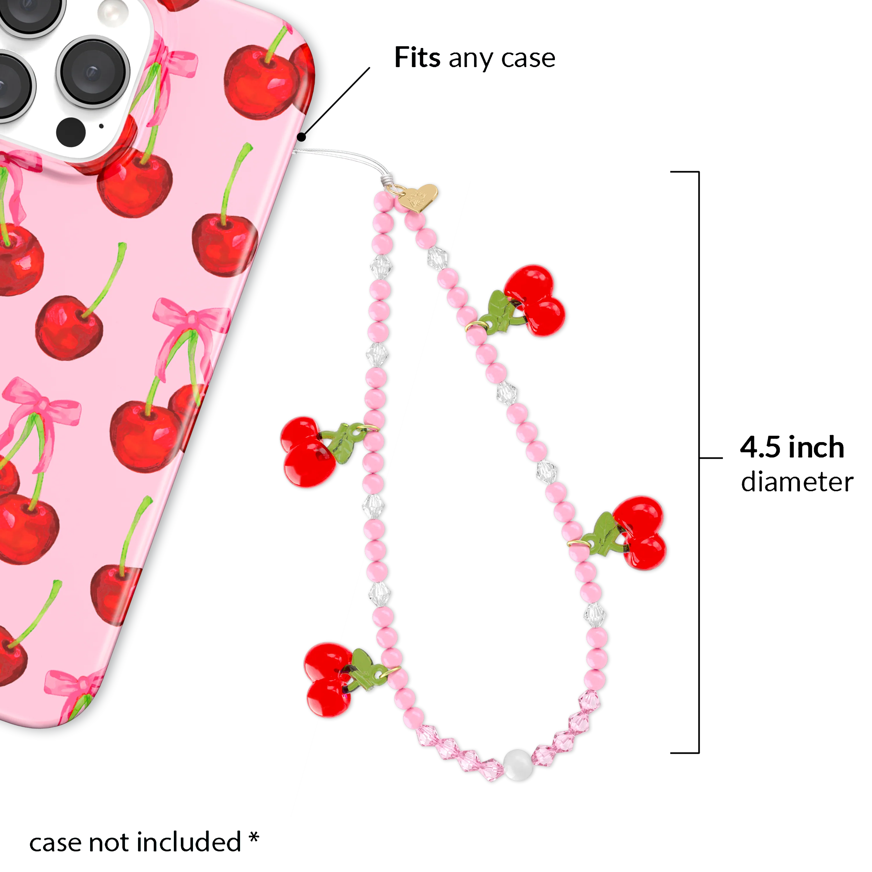 Sweet Cherry Phone Charm - Image 3