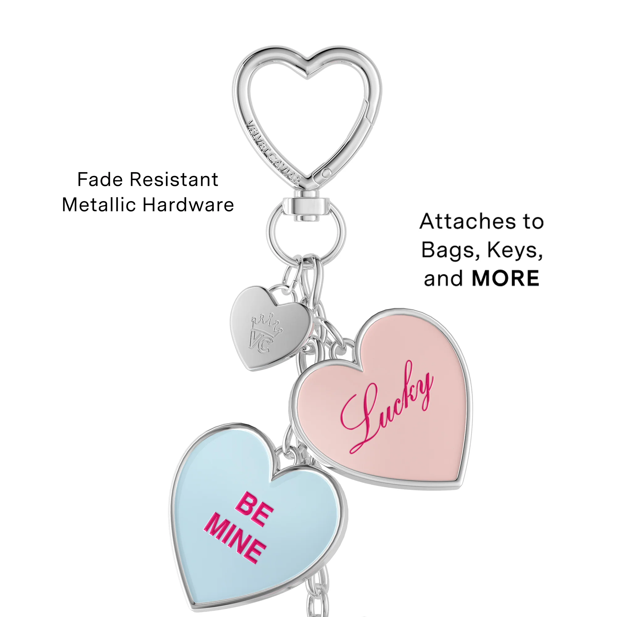 Sweet Hearts Bag Charm - Image 3