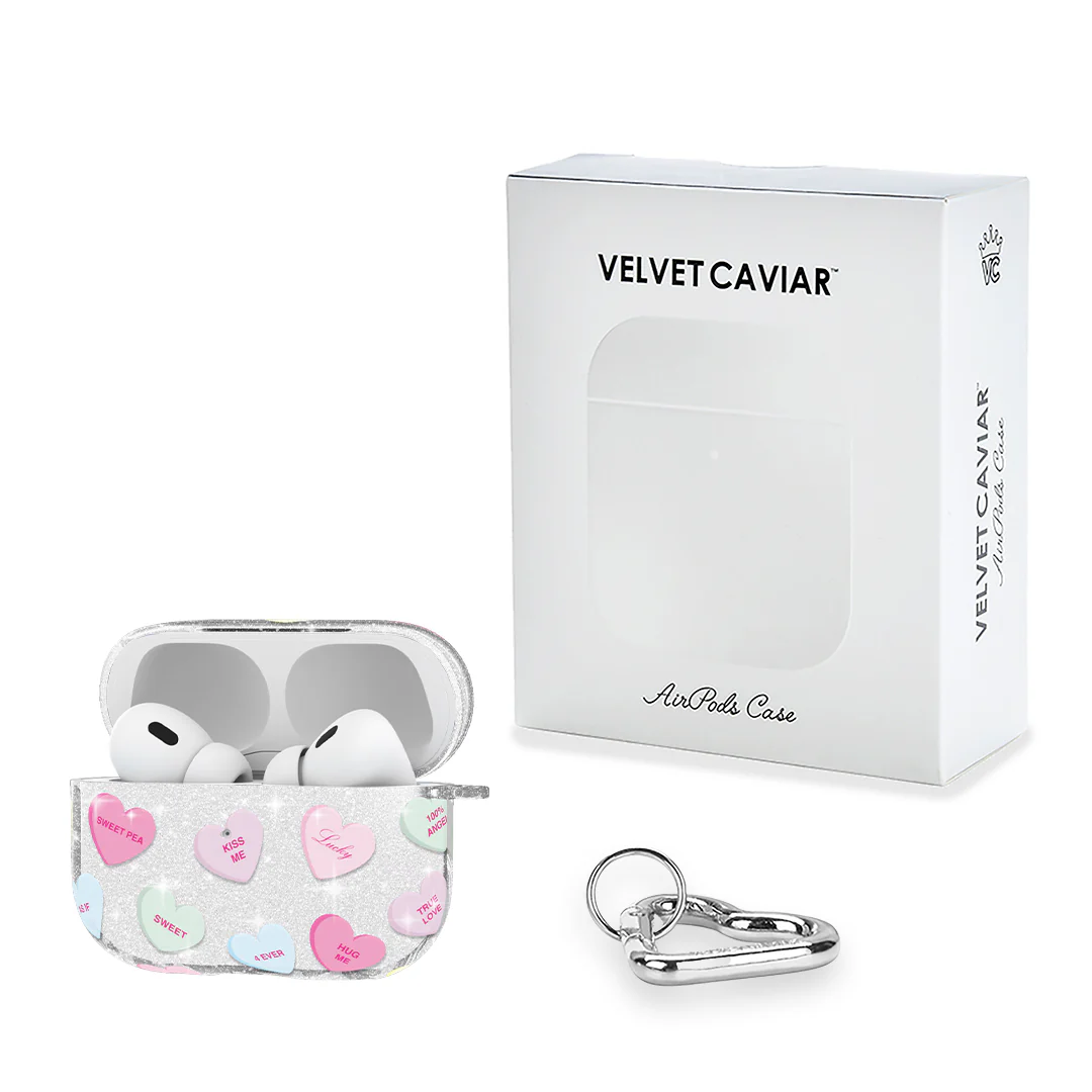 Sweet Hearts Glitter AirPod Case - Image 11