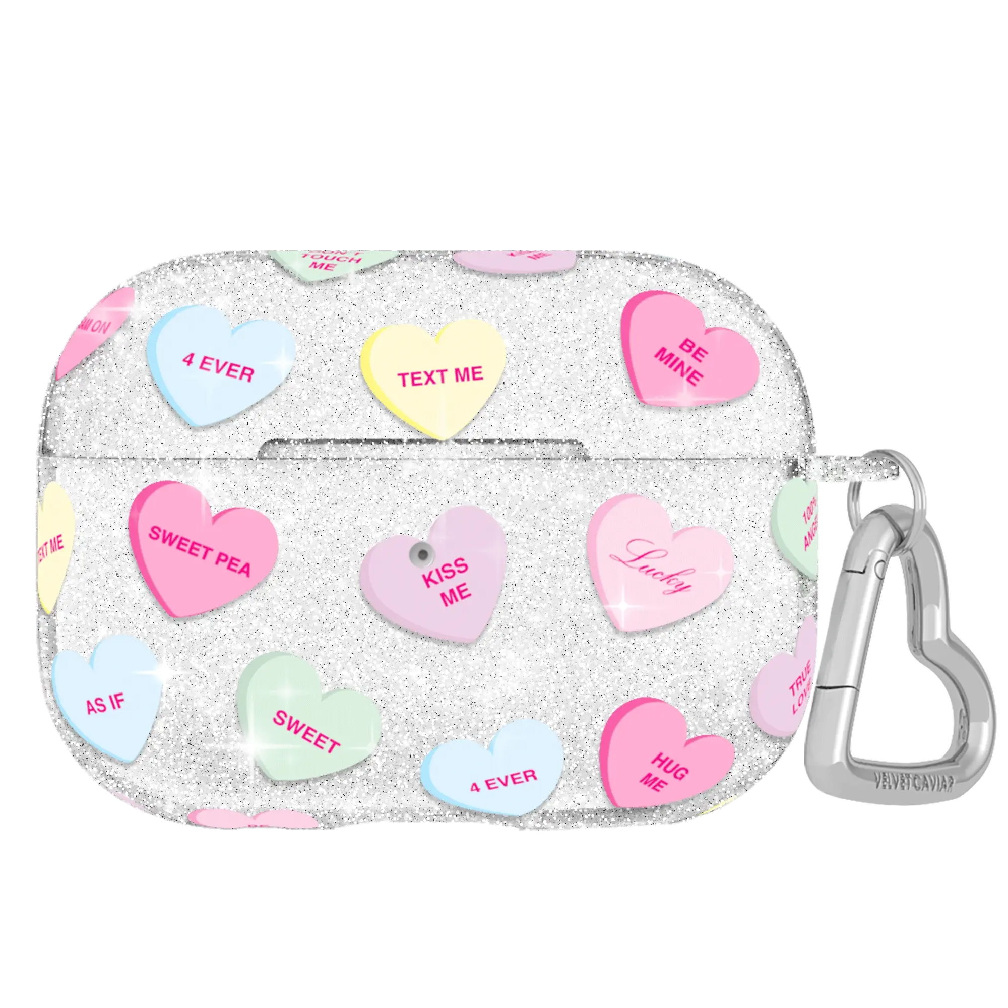 Sweet Hearts Glitter AirPod Case - Image 7