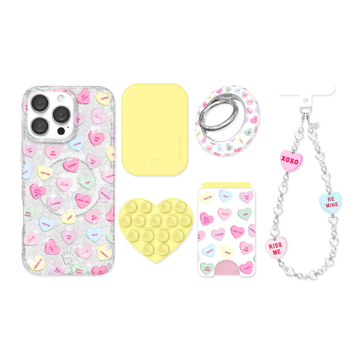 Sweet Hearts Glitter iPhone Bundle Set - Image 10