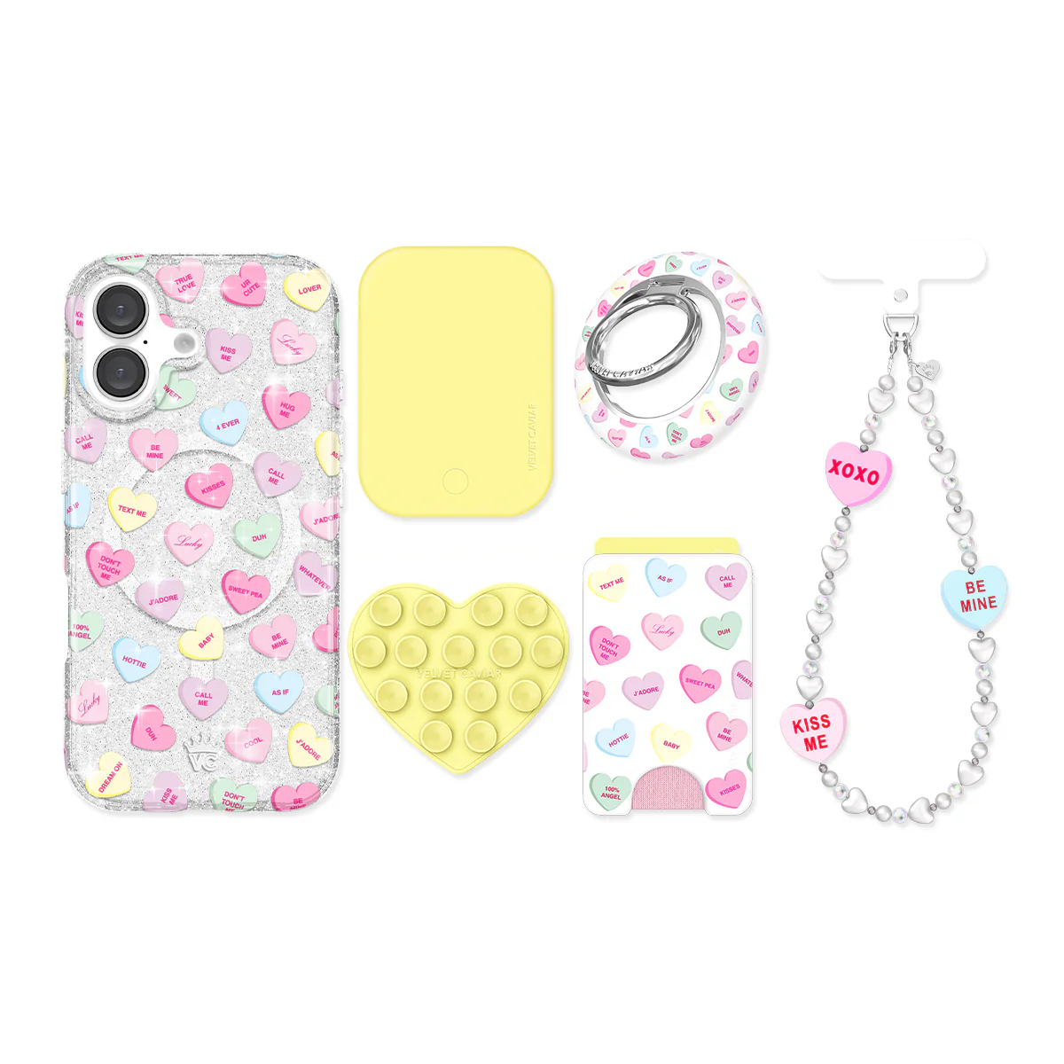 Sweet Hearts Glitter iPhone Bundle Set - Image 12