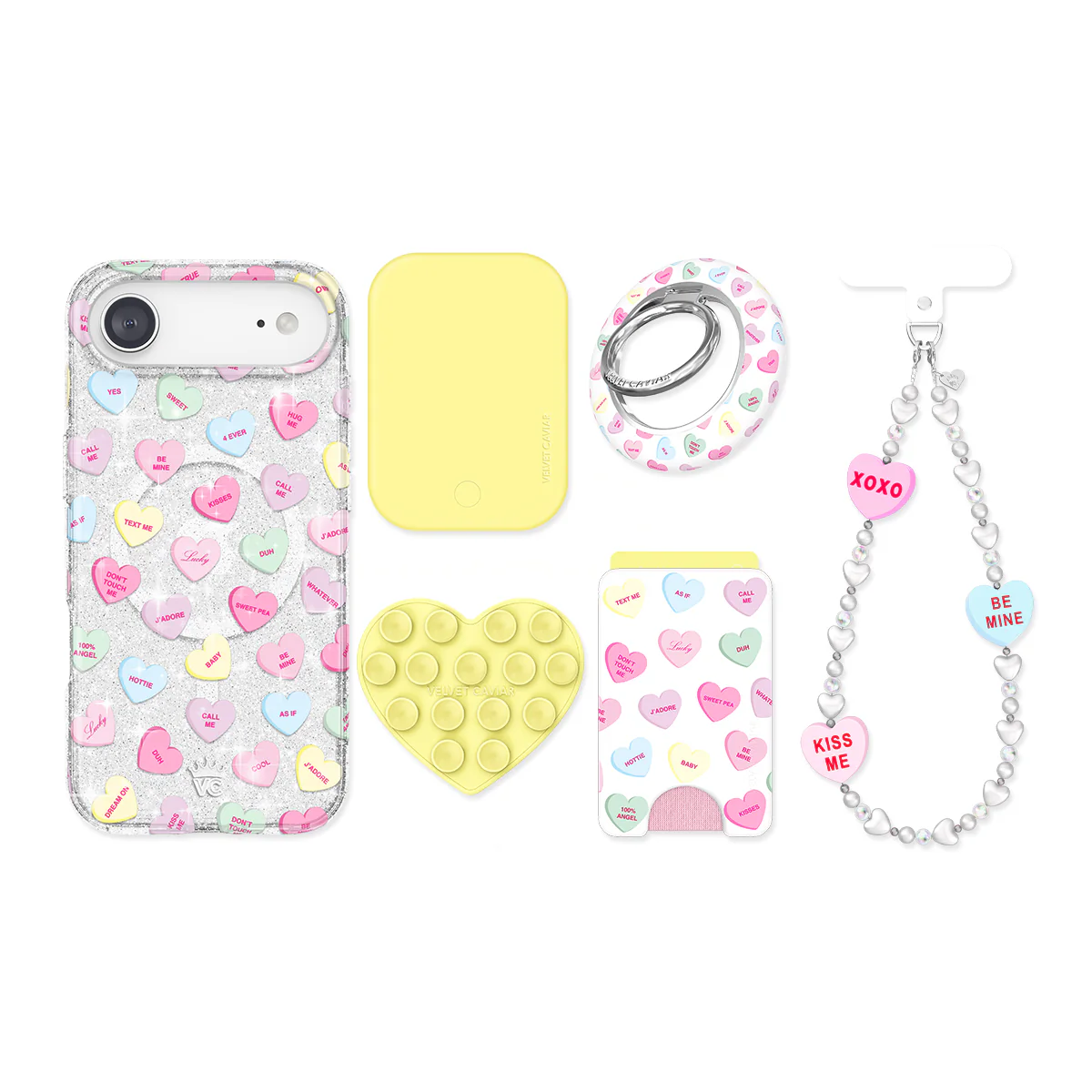 Sweet Hearts Glitter iPhone Bundle Set - Image 13