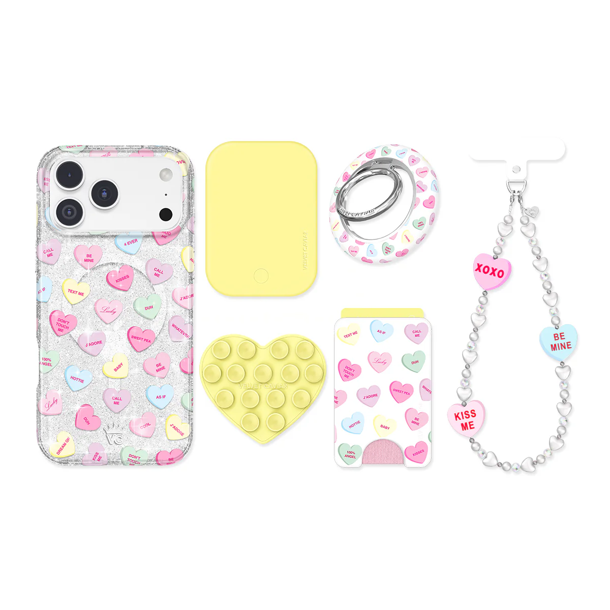 Sweet Hearts Glitter iPhone Bundle Set - Image 14