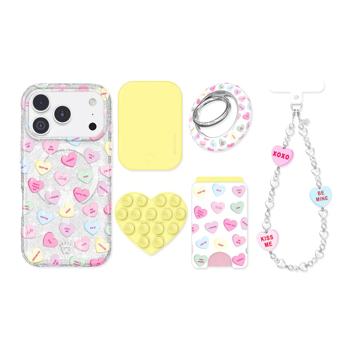 Sweet Hearts Glitter iPhone Bundle Set - Image 15