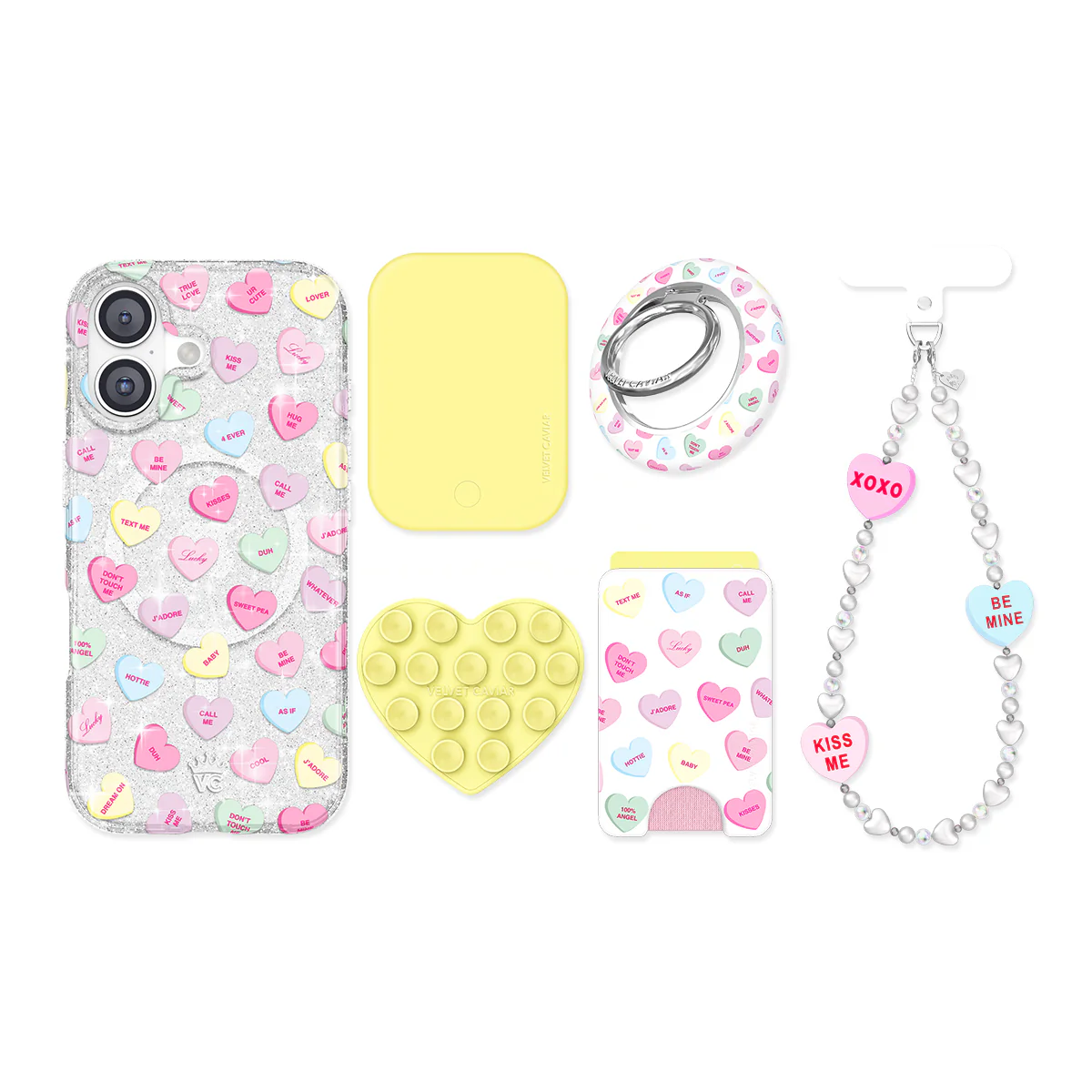 Sweet Hearts Glitter iPhone Bundle Set - Image 16