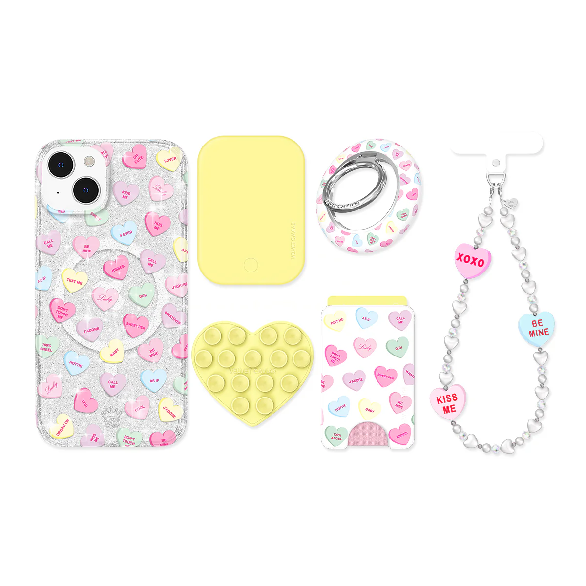 Sweet Hearts Glitter iPhone Bundle Set - Image 4