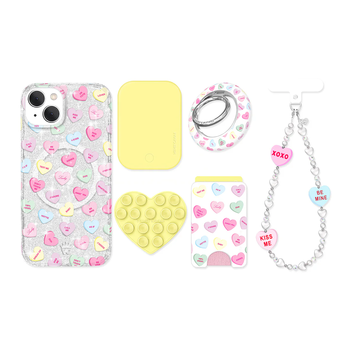 Sweet Hearts Glitter iPhone Bundle Set - Image 5