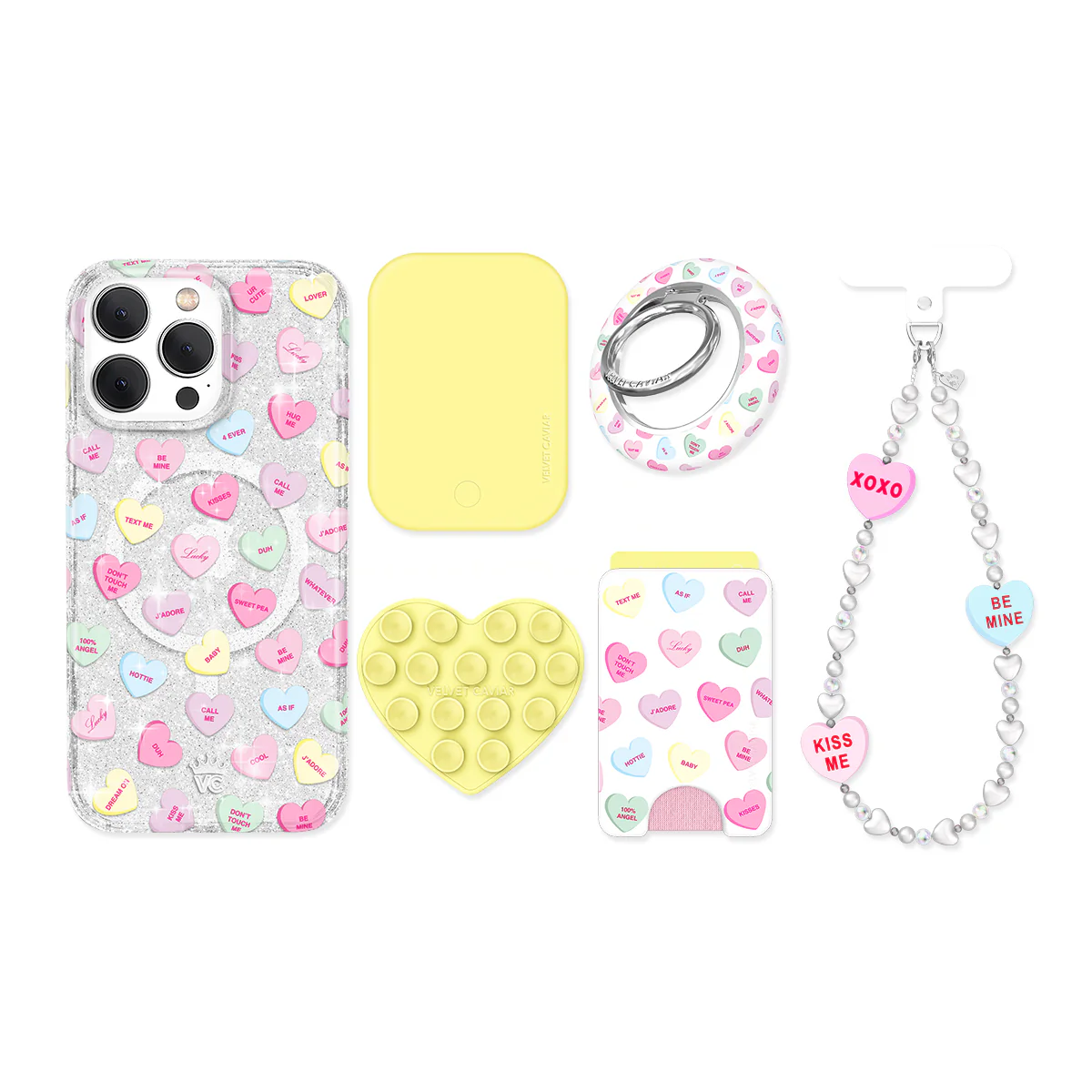 Sweet Hearts Glitter iPhone Bundle Set - Image 6