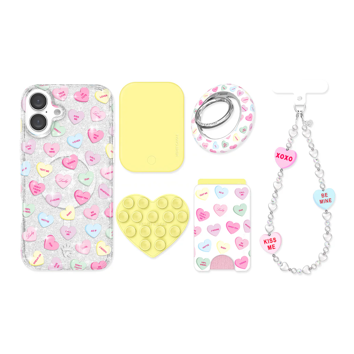 Sweet Hearts Glitter iPhone Bundle Set - Image 9