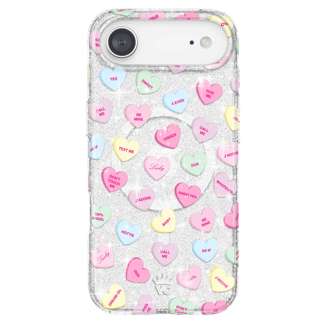 Sweet Hearts Glitter iPhone Case - Image 11