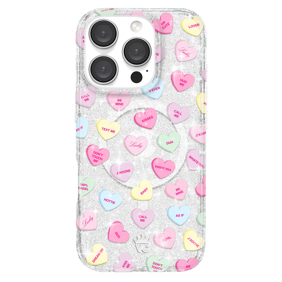 Sweet Hearts Glitter iPhone Case - Image 26
