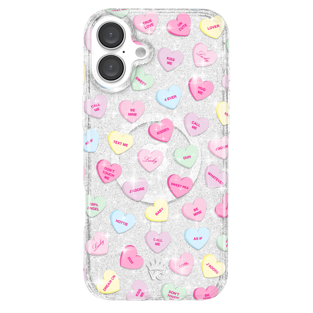 Sweet Hearts Glitter iPhone Case - Image 31