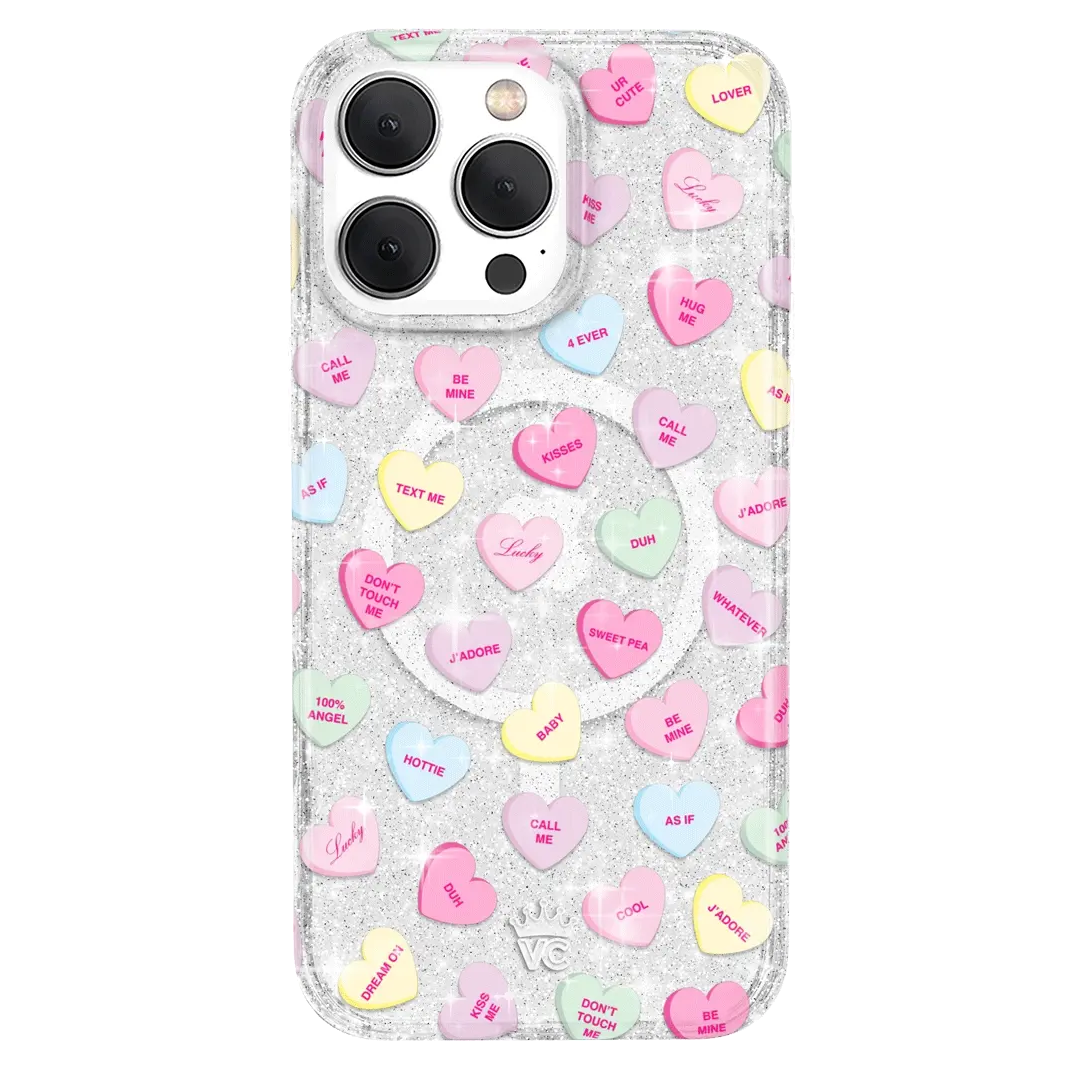 Sweet Hearts Glitter iPhone Case - Image 41