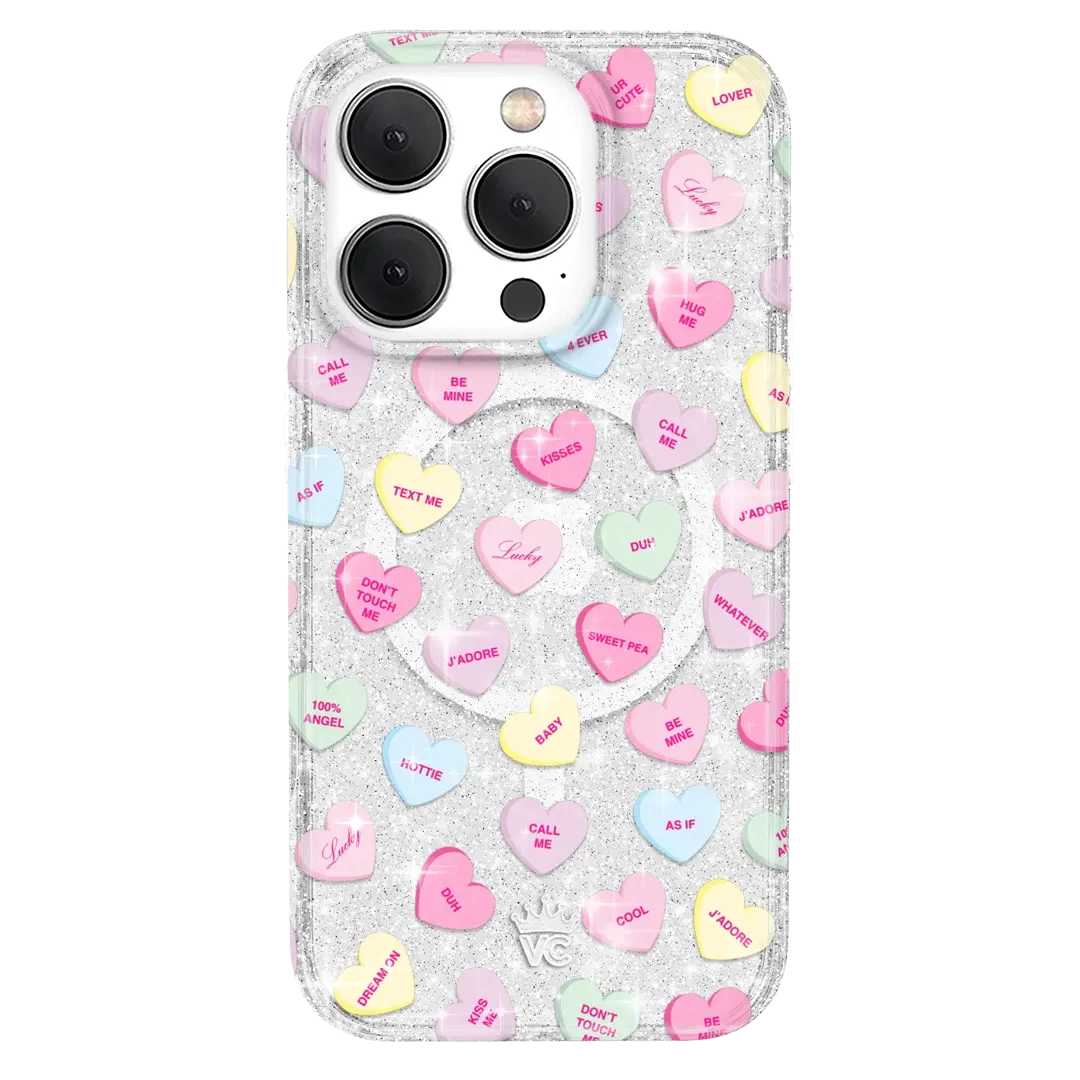 Sweet Hearts Glitter iPhone Case - Image 46
