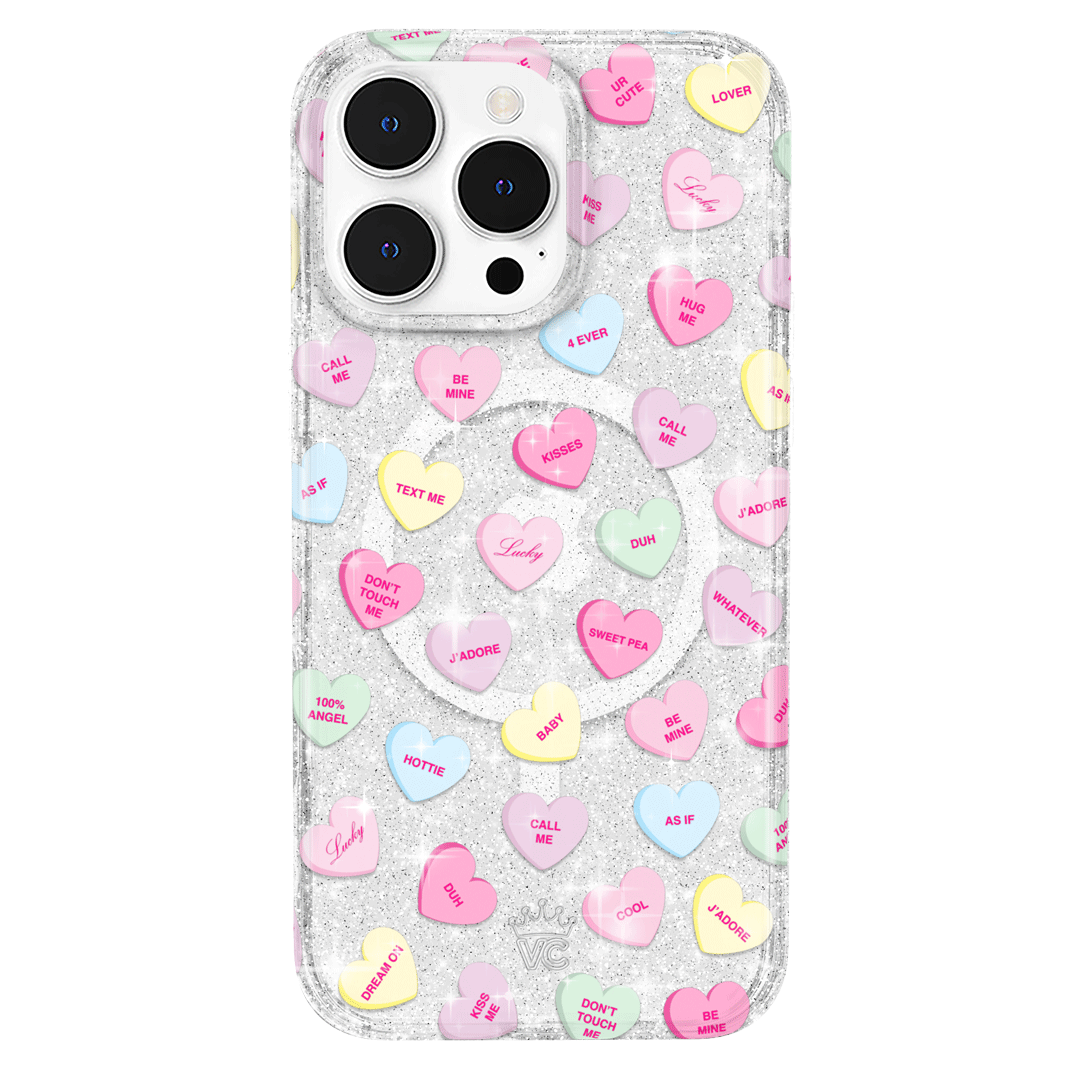Sweet Hearts Glitter iPhone Case - Image 61